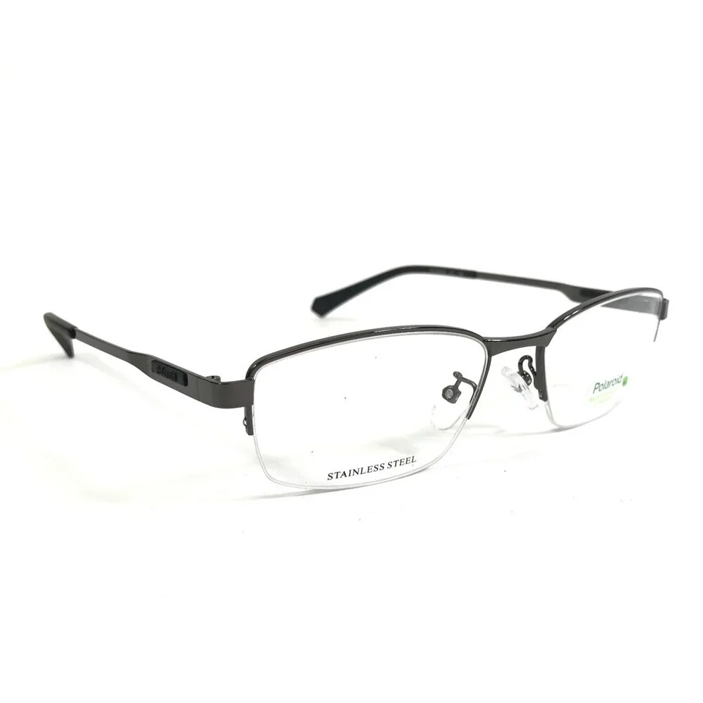 Polaroid Eyeglasses Frames PLD D481/G KJ1 Gunmetal Asian Fit 54-17-145